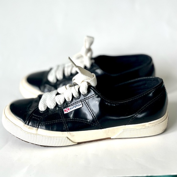 Superga Women's 2750  Sneaker, Black size 39 - Picture 1 of 6